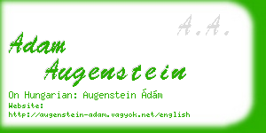 adam augenstein business card
